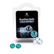 Secretplay - 2 Brasilianische Kugeln mit Kälte-Effekten