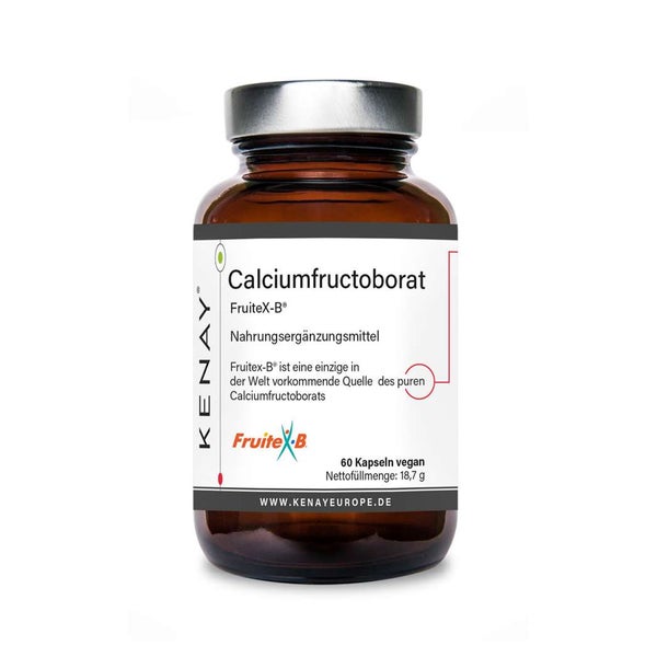 Calciumfructoborat FruiteX-B® | 60 Kapseln vegan | KENAY® 60 St