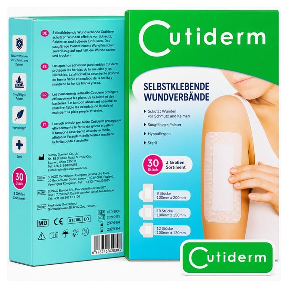 Cutiderm Steriler Wundverband große Größen 30 St