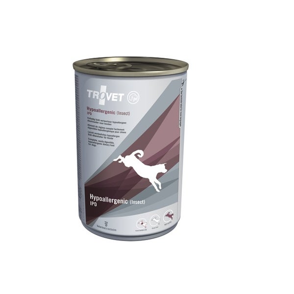 TROVET Hypoallergenic Insect IPD Nassfutter für Hunde 0,4 kg