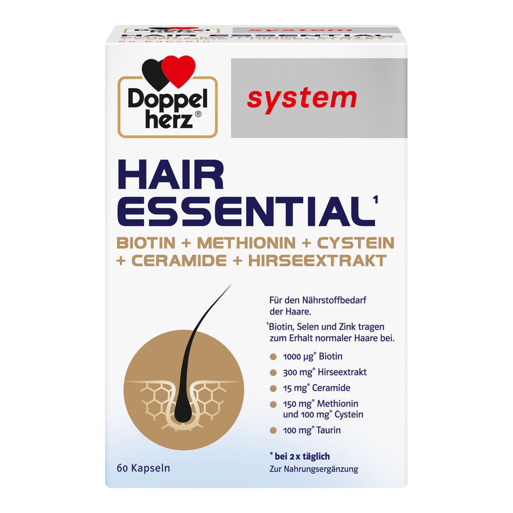 Doppelherz Hair Essential System Kapseln 60 St