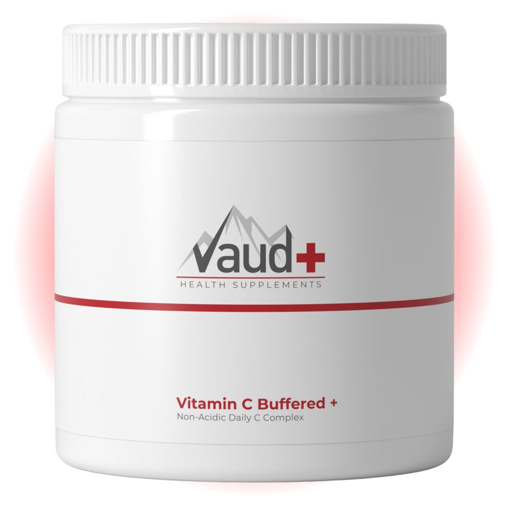 Vaud Vitamin C Buffered - 1000 mg Calciumascorbat Pulver - Magenschonend & Immunsystem - 150 g 200 g
