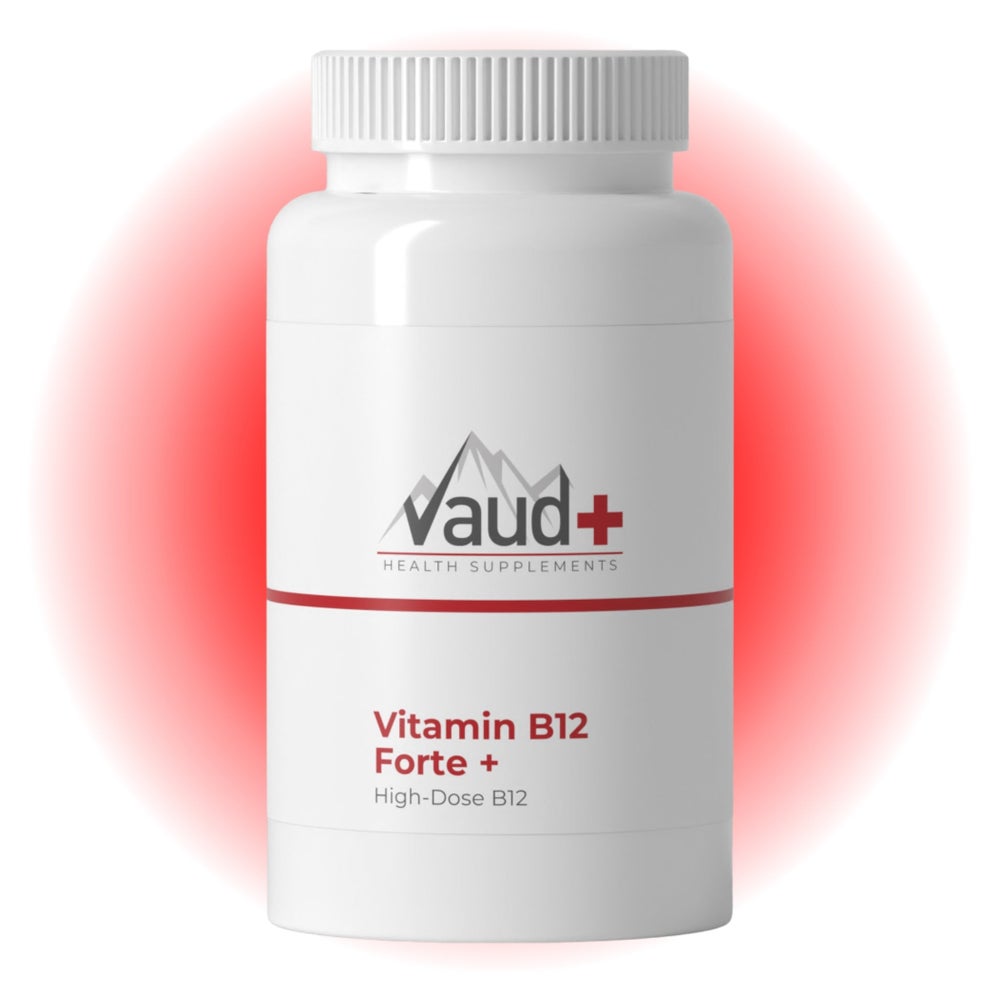 Vaud Vitamin B12 Forte - 1000 mcg Methylcobalamin - Energie & Nervensystem - 60 Lutschtabletten 100 St