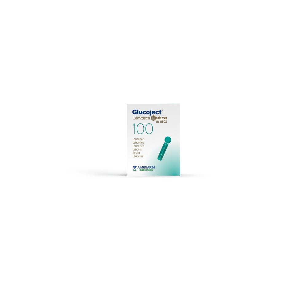 Glucoject Lancets Extra 33 G 100 St