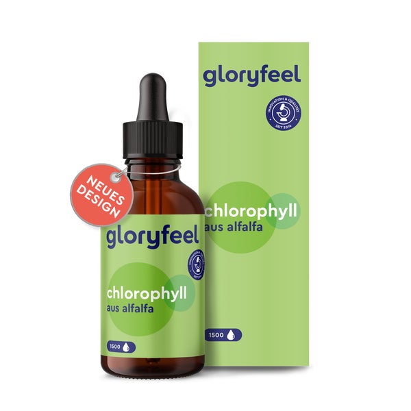 gloryfeel® Chlorophyll Tropfen Nature - 200 mg 50 ml