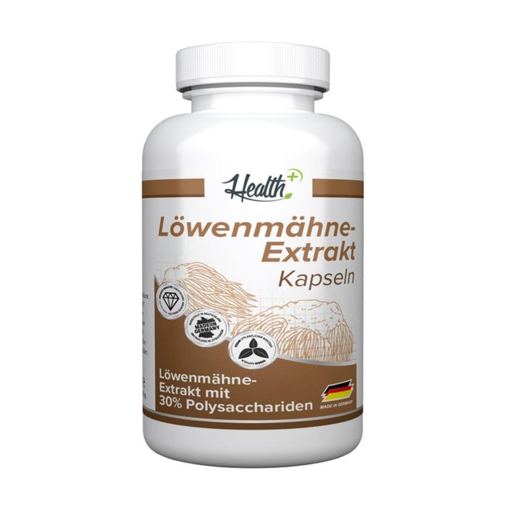 HEALTH+ LÖWENMÄHNE EXTRAKT, 60 Kapseln 60 St