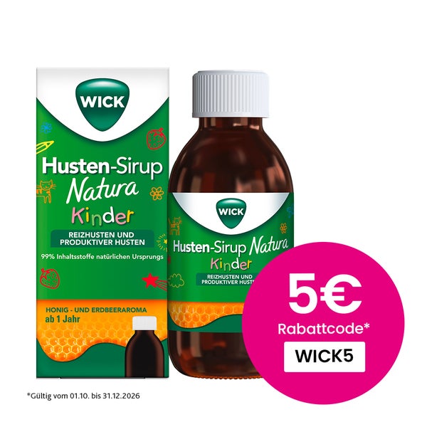 WICK Husten-Sirup Natura Kinder ab 1 Jahr 140 ml