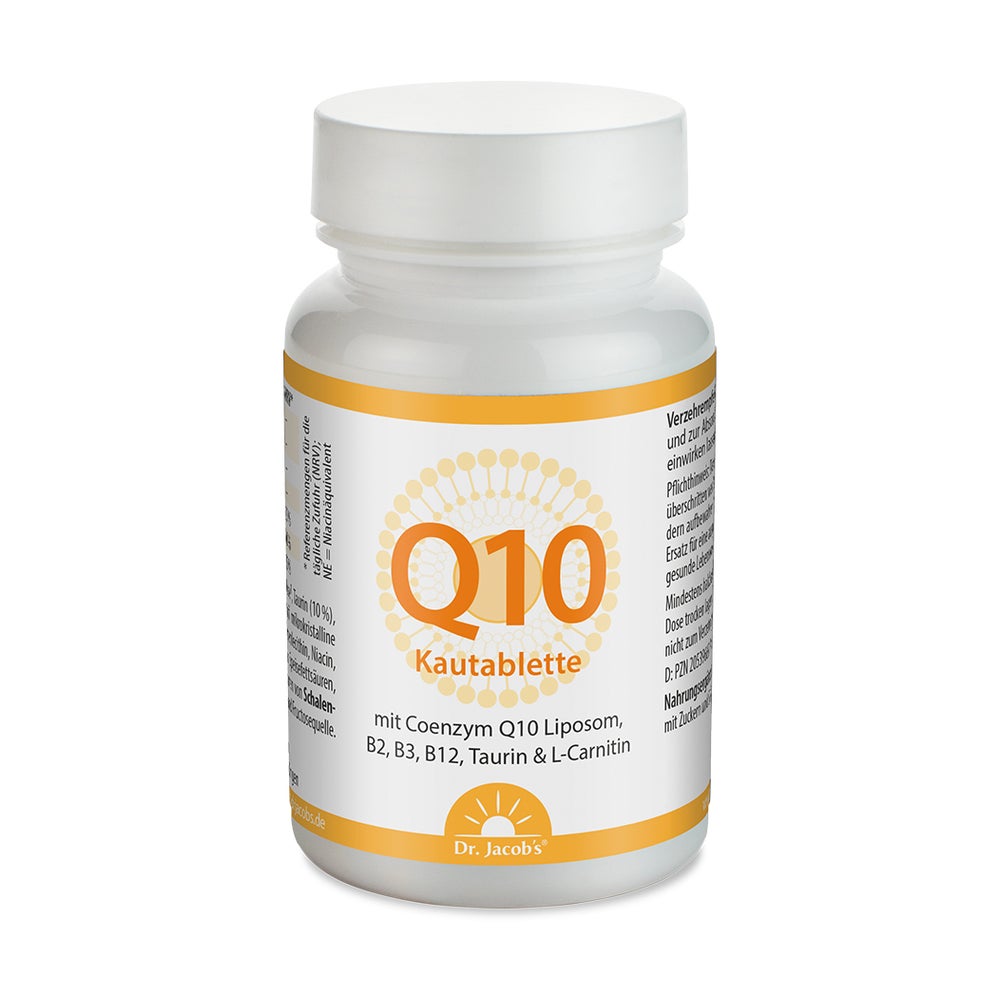 Dr.Jacob's Coenzym Q10 Liposom Kautablette Taurin L-Carnitin 60 St