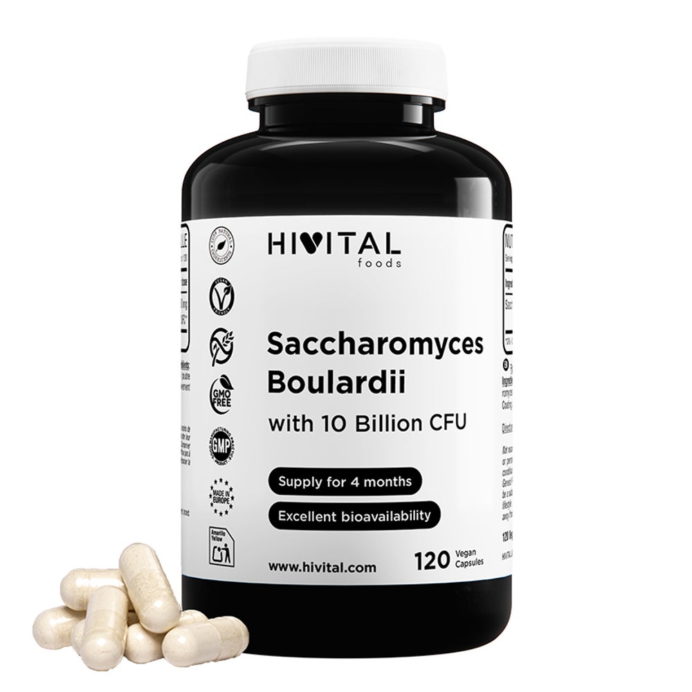 Saccharomyces Boulardii 10 Milliarden von UFC | 120 vegane Kapseln 120 St