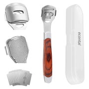 Hornhauthobel Hornhautentferner Raspel Fußpflege Set Holzgri 1 St