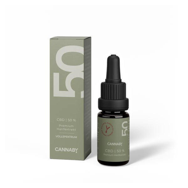 CANNABY Vollspektrum CBD Öl 50 % 10 ml