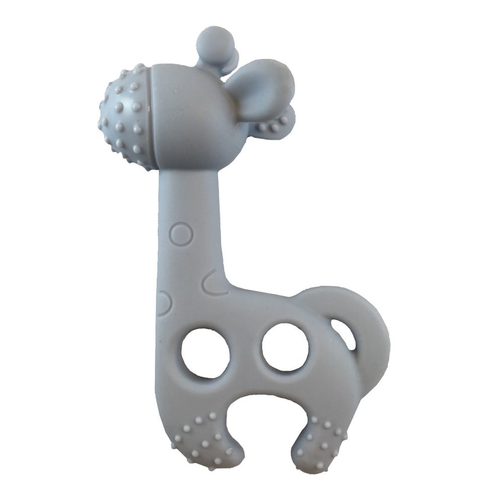 Beißring / Zahnungshilfe / Beißspielzeug - Bite me Raff - Giraffe mit Noppen 1 St