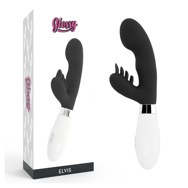 GLOSSY - Rabbitvibrator mit Doppelmotor 1 St