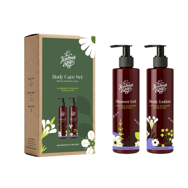 Handmade Soap Company Geschenkset Body Wash & Body Lotion Lavendel  Set