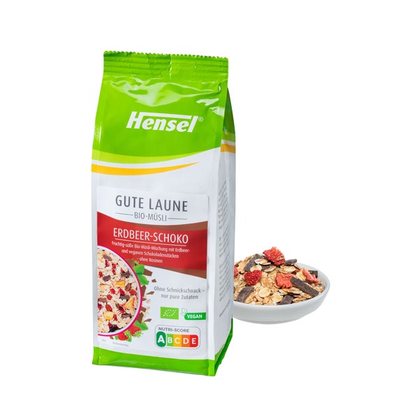 Hensel - Reform Gute Laune Müsli Erdbeer Schoko Bio 454 g