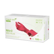 Medi-Inn Nitril Red Plus Einmalhandschuhe puderfrei, Gr. S 1000 St
