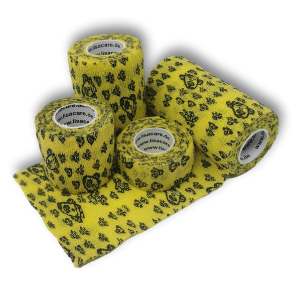 LisaCare Kohäsive Bandagen - 2,5cm-10cm - Roboter/Raketen 4 St
