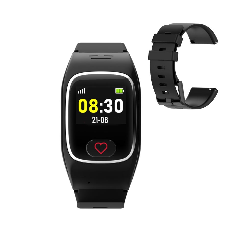 James B8 Senioren Smartwatch Notrufuhr GPS und SOS Knopf 1 St