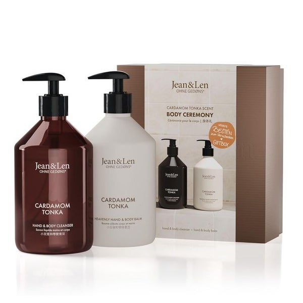 Jean & Len Body Ceremony Cardamom & Tonka Set 1 St