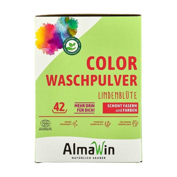 AlmaWin Color Waschpulver Lindenblüte Bio