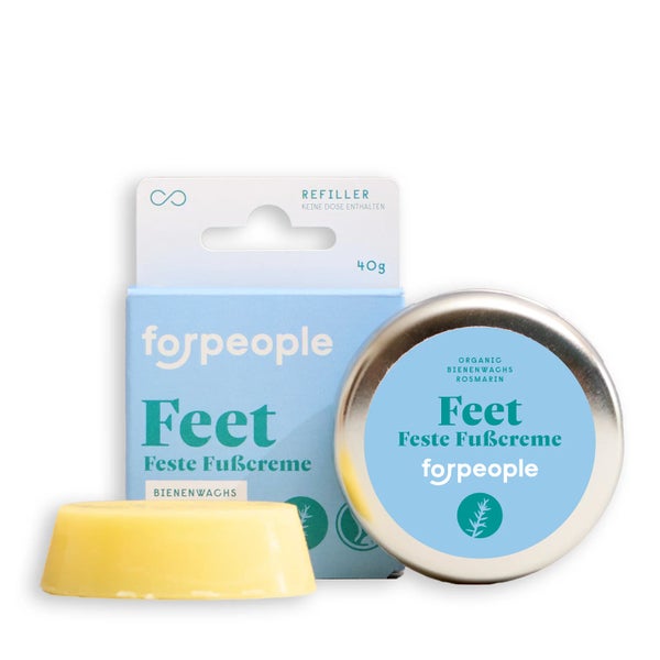 forpeople – Vorteilsset Feste Fußcreme, pflegend & kühlend 80 g
