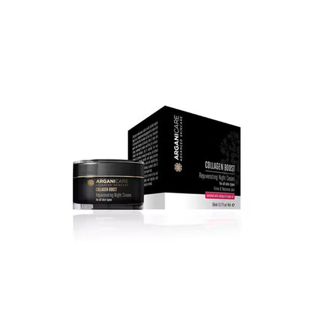 Arganicare Verjüngende Nachtcreme - Alle Hauttypen - Collagen 50 ml  St