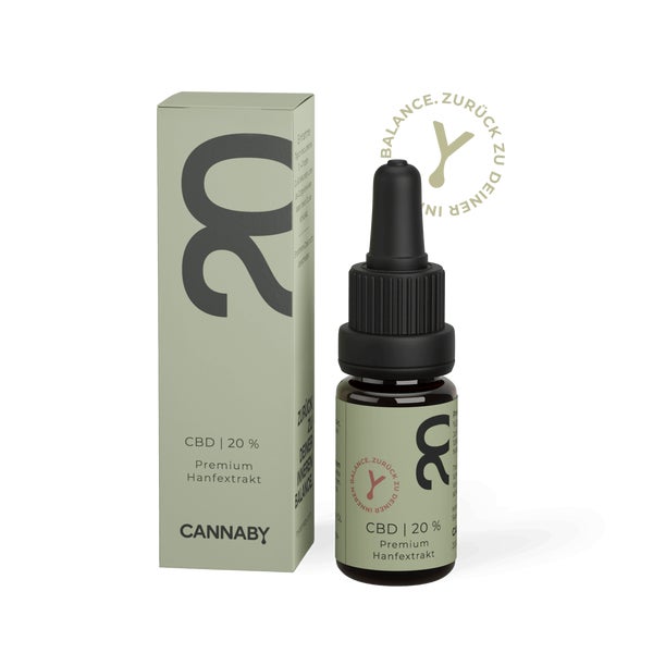 CANNABY Premuim CBD Öl 20% Breitspektrum 10 ml