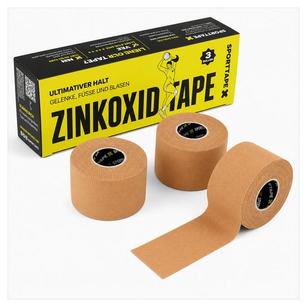SPORTTAPEPremium Zinkoxid - 3,8 cm x 10 m 3 St