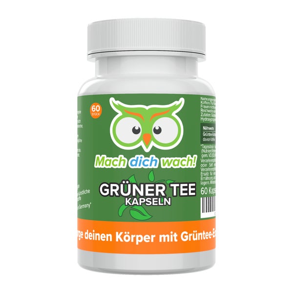 Mach dich wach!® Grüner Tee Kapseln mit 100 mg Koffein 25 g