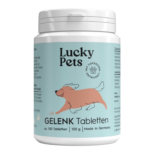 Gelenktabletten für Hunde: Grünlippmuschel Hund, MSM, Glucosamin, Teufelskralle Hund, Gelenke, Beweglichkeit, Gelenke Hund 150 g
