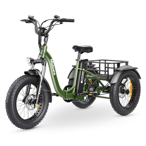 Hidoes ET1 Elektrodreirad mit Gepäckträger und 48V 20Ah Akku 1 St