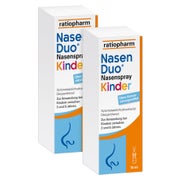 Produktabbildung: NasenDuo Nasenspray Kinder ratiopharm 2X10 ml