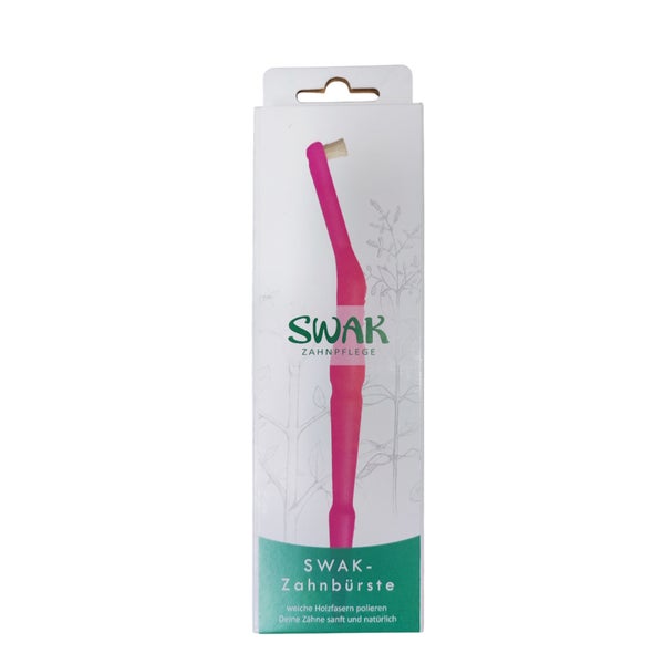SWAK Miswak Zahnbürste – PINK, Naturzahnbürste 1 St