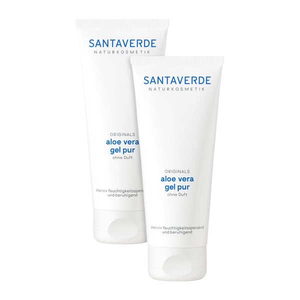 SANTAVERDE Aloevera Gel Pur Doppelpack 2X100 ml