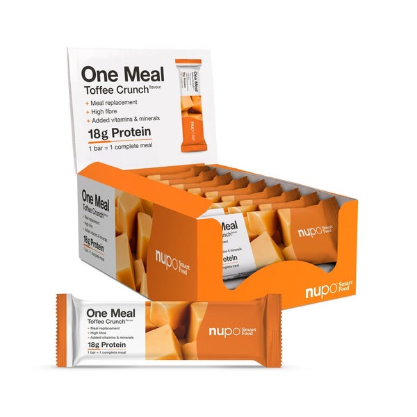 One Meal Riegel Toffee Crunch - 15 Stück