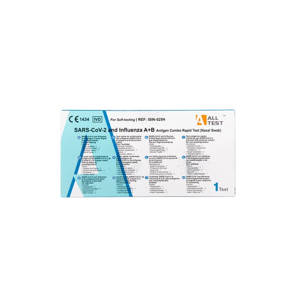 10 x 1er Influenza A/B + Covid-19 Kombitest Alltest 3in1 10 St