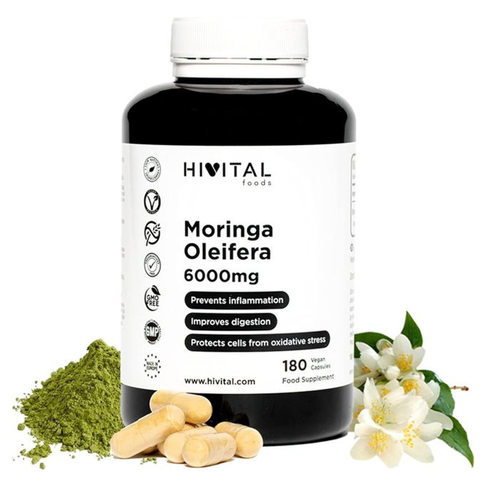 HIVITAL Moringa Oleifera 6000 mg Kapseln 180 St