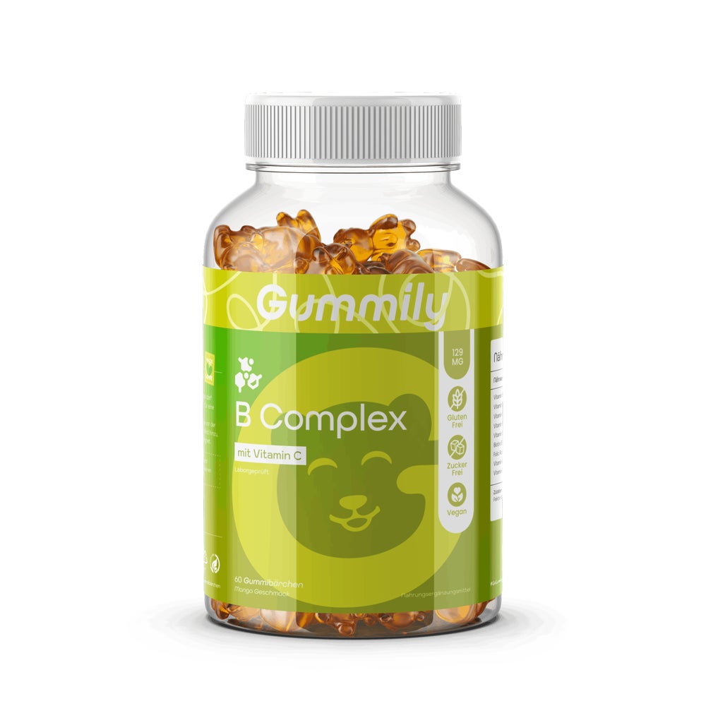Vitamin B-Komplex Hochdosiert mit Vitamin C Energie 60 St