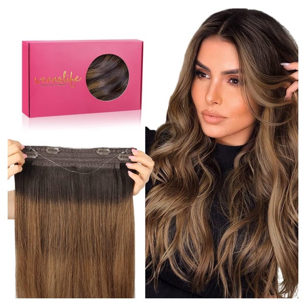 Extensions 30cm-70g #2 6 18 Dunkel Braun bis Chestnut Braun 1 St