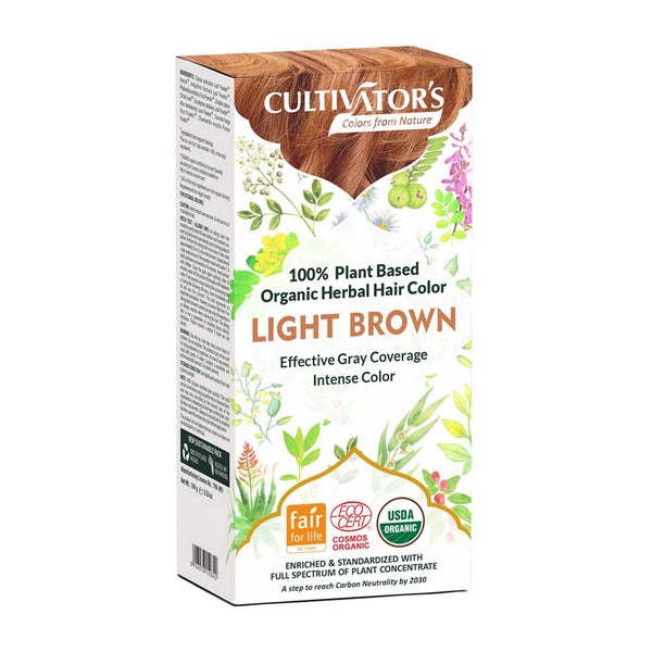 CULTIVATOR'S - Organic Herbal Hair Color Hellbraun 100 g 100 g