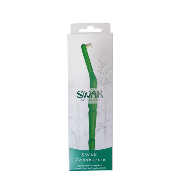 SWAK Miswak Zahnbürste - LINDGRÜN, Naturzahnbürste 1 St