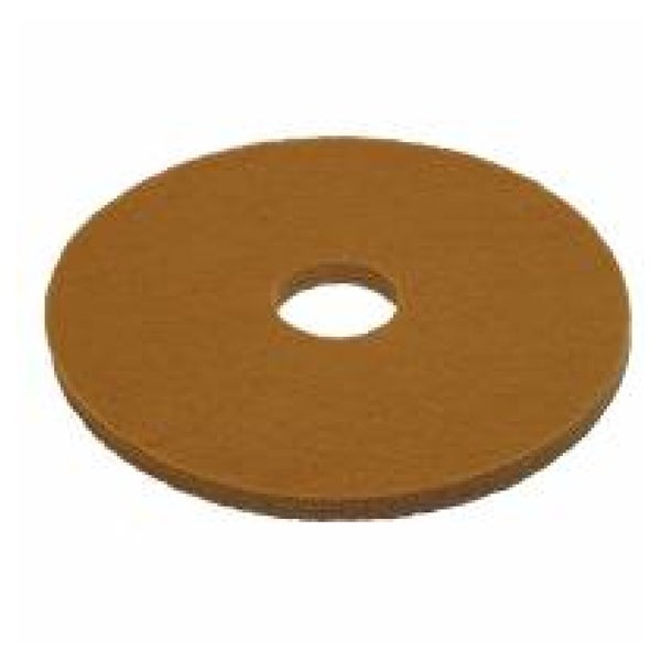 Vileda Professional DynaCross Superpads, Ø 410 mm – Bodenpads für Maschinen - 1 Packung = 5 Stück, beige, 20 mm dick