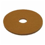 Vileda Professional DynaCross Superpads, Ø 410 mm – Bodenpads für Maschinen - 1 Packung = 5 Stück, beige, 20 mm dick