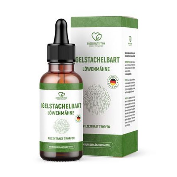 Green Nutrition | Igelstachelbart Tropfen | Vitamin C 50 ml