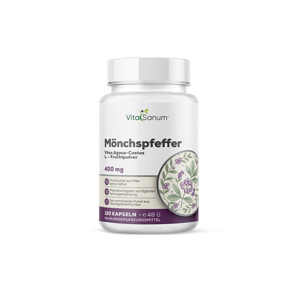 VitaSanum® - Mönchspfeffer (Vitex agnus-castus) 400 mg 120 K  St