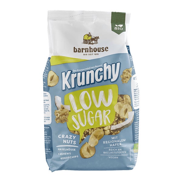 Barnhouse Bio Krunchy Low Sugar Crazy Nuts 375 g
