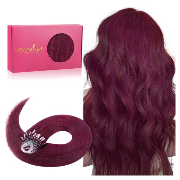 Microring Extensions Echthaar Remy 45cm-50s 5-Micro#530 Hell 1 St