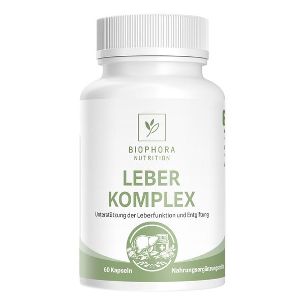 BIOPHORA Leber Komplex | Detox Formel | ohne CHEMIE 60 St