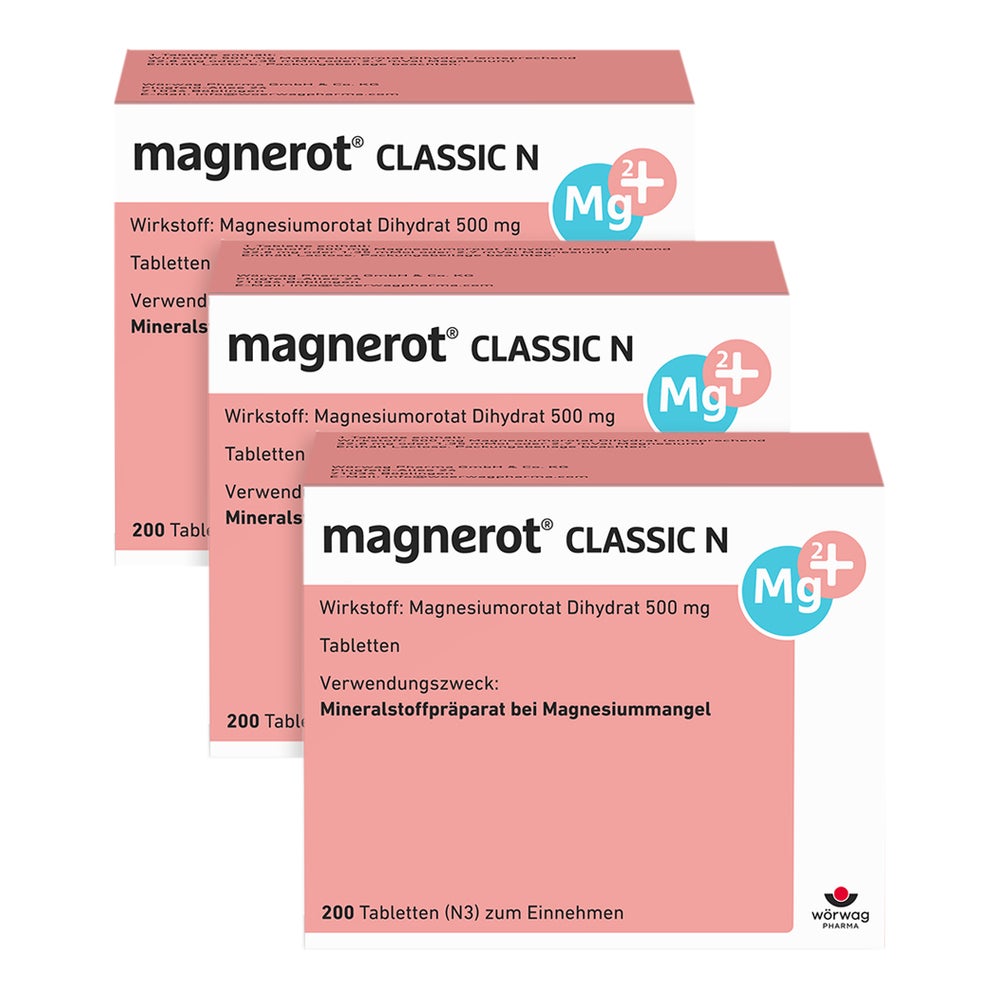 magnerot CLASSIC N Dreierpack 3X200 St