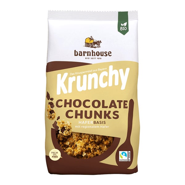 Barnhouse - Krunchy and Friends Chocolate Chunks 500 g